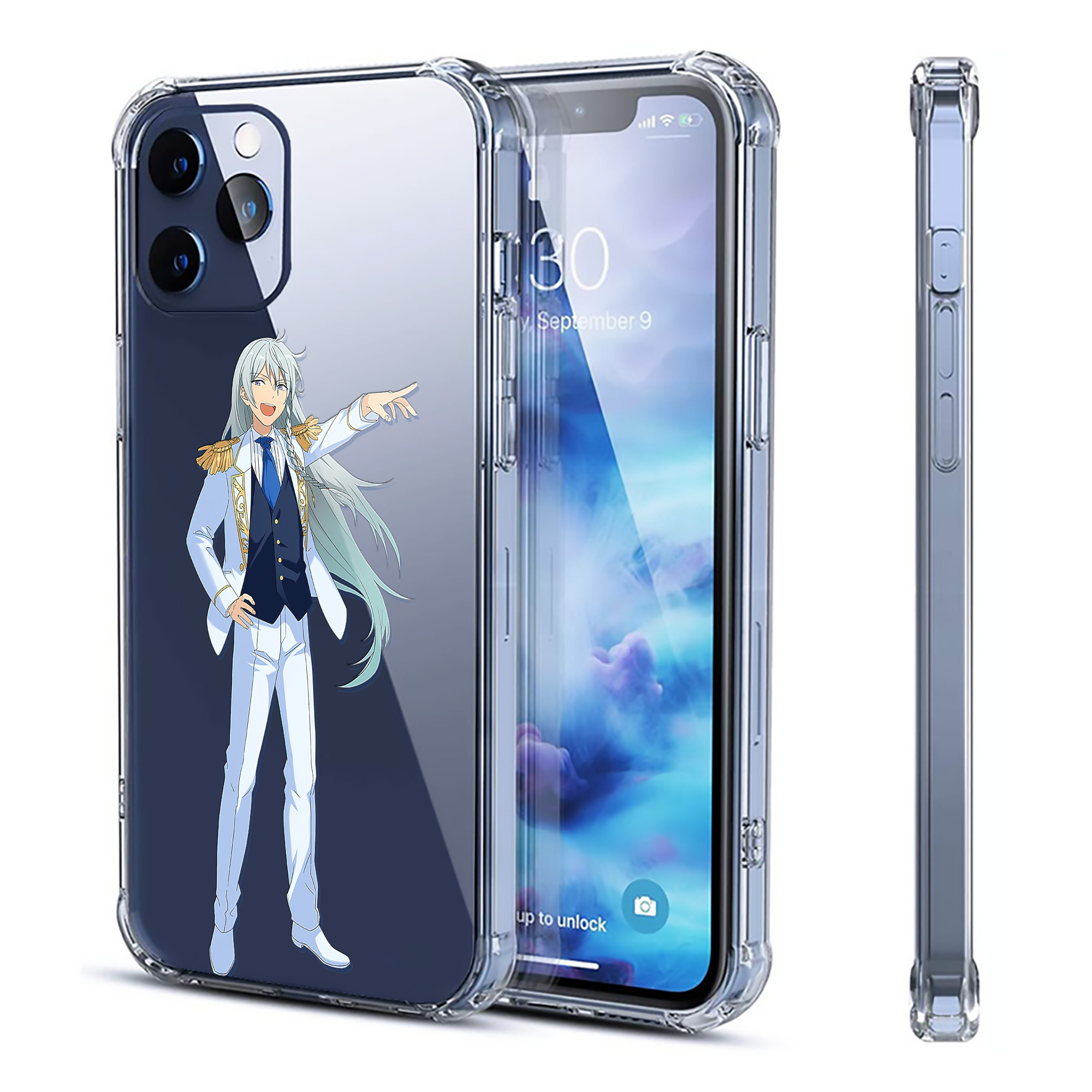 （画像用） あんさんぶるスターズ! Ensemble Stars 【iPhone 12シリーズ対応】透明スマホケース（クリアソフトケース）